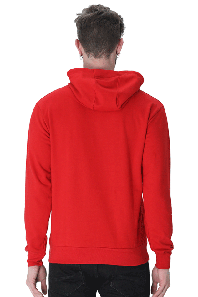 Men Printed Hooded Sweatshirt