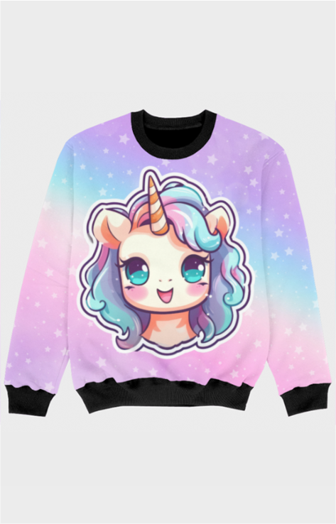 Girls Sweatshirt - Unicorn – Hues of Neha