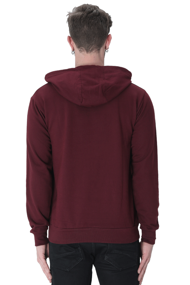 Men Printed Hooded Sweatshirt