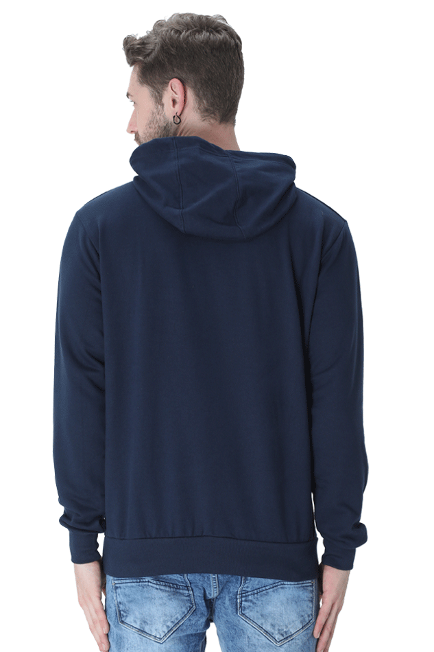 Men Printed Hooded Sweatshirt